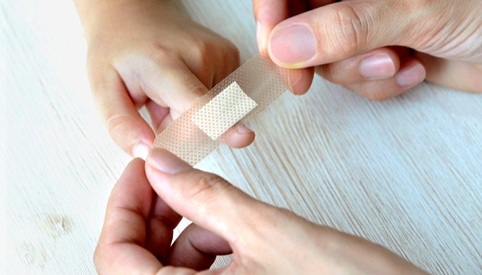 To deal with an infected wound?