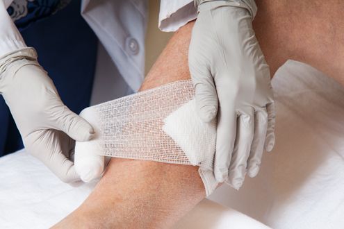 How do cells work in an orderly fashion during wound healing?