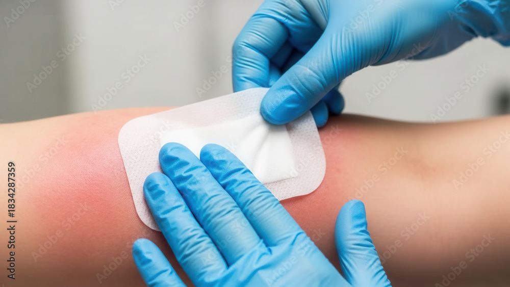 Should the thickened, whitish keratin around the edge of the wound be trimmed?
